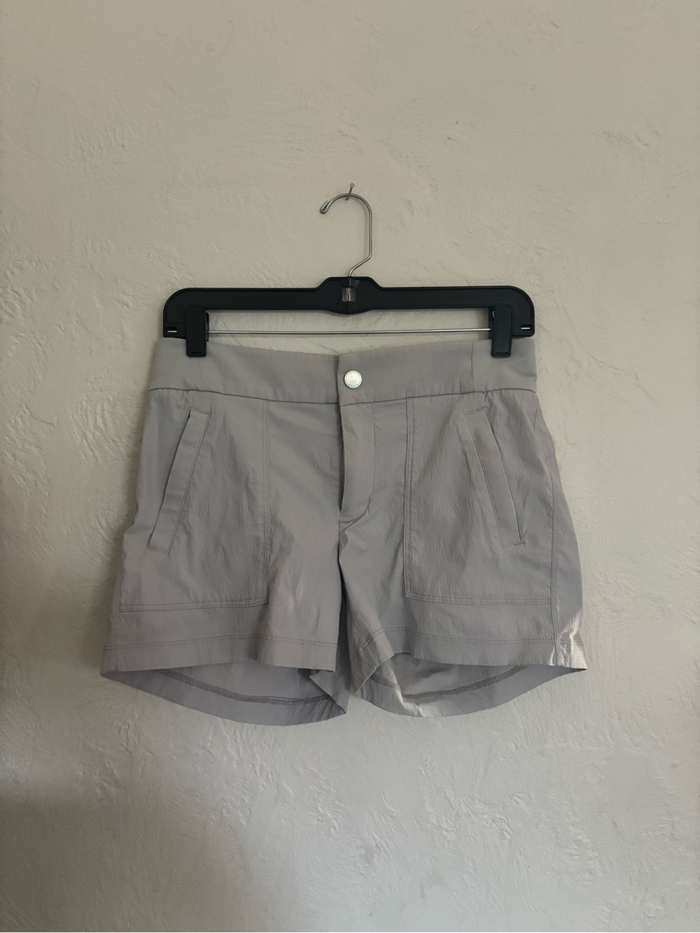 Athleta Light Gray Athletic Shorts